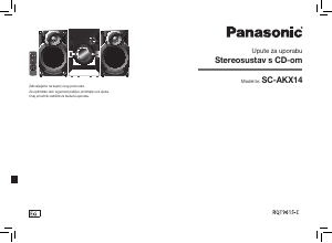 Priručnik Panasonic SC-AKX14 Stereo komplet