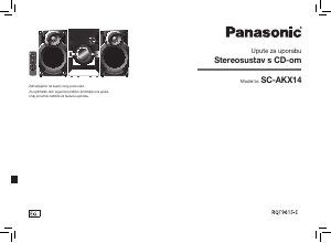 Priručnik Panasonic SC-AKX14EG Stereo komplet