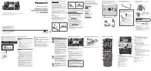 Handleiding Panasonic SC-AKX16 Stereoset
