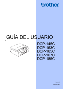Manual de uso Brother DCP-145C Impresora multifunción