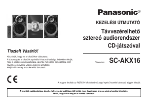 Használati útmutató Panasonic SC-AKX16 Sztereóberendezés
