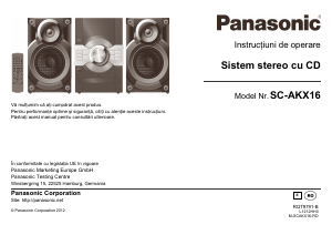 Manual Panasonic SC-AKX16 Stereo set