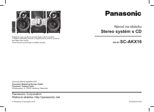 Návod Panasonic SC-AKX16E Stereo súprava