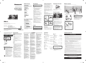 Manual Panasonic SC-AKX18 Stereo-set