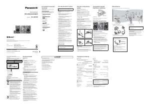 Kasutusjuhend Panasonic SC-AKX18 Stereokomplekt