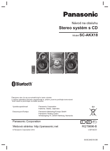 Návod Panasonic SC-AKX18E Stereo súprava