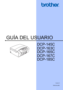 Manual de uso Brother DCP-165C Impresora multifunción