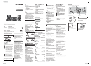 Kasutusjuhend Panasonic SC-AKX200 Stereokomplekt