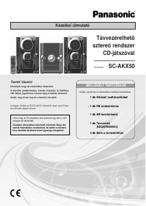 Használati útmutató Panasonic SC-AKX50 Sztereóberendezés