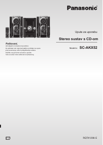 Priručnik Panasonic SC-AKX52 Stereo komplet