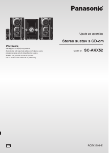 Priručnik Panasonic SC-AKX52EG Stereo komplet