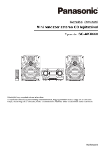 Használati útmutató Panasonic SC-AKX660 Sztereóberendezés