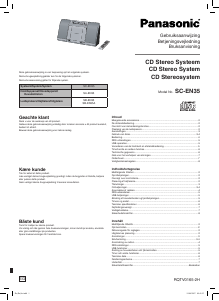 Bruksanvisning Panasonic SC-EN35 Stereoanläggning