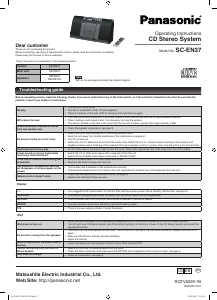 Manual Panasonic SC-EN37 Stereo-set