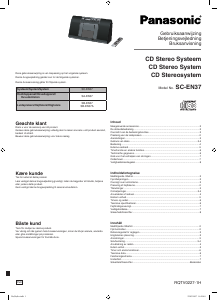 Brugsanvisning Panasonic SC-EN37 Stereo sæt