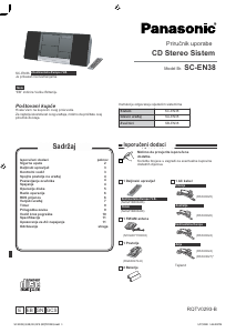 Priručnik Panasonic SC-EN38 Stereo komplet