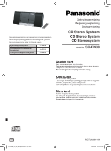 Bruksanvisning Panasonic SC-EN38 Stereoanläggning