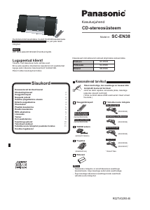 Kasutusjuhend Panasonic SC-EN38 Stereokomplekt