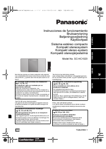 Bruksanvisning Panasonic SC-HC1020EG Stereoanläggning