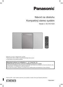 Návod Panasonic SC-HC1020EG Stereo súprava