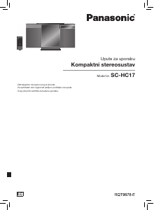 Priručnik Panasonic SC-HC17EC Stereo komplet