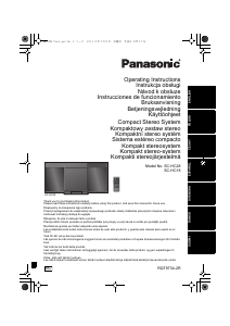 Manuál Panasonic SC-HC18 Stereo souprava