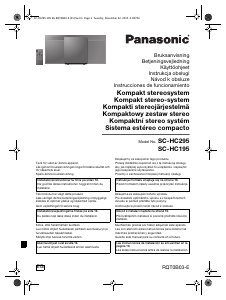 Bruksanvisning Panasonic SC-HC19 Stereoanläggning
