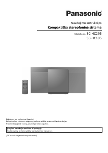 Vadovas Panasonic SC-HC195 Stereofoninis rinkinys