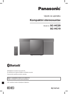 Priručnik Panasonic SC-HC19EG Stereo komplet