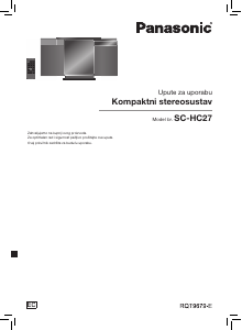 Priručnik Panasonic SC-HC27EC Stereo komplet