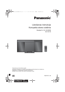 Rokasgrāmata Panasonic SC-HC28DB Mūzikas centrs