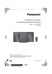 Vadovas Panasonic SC-HC28DB Stereofoninis rinkinys