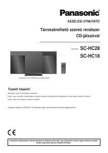 Használati útmutató Panasonic SC-HC28EG Sztereóberendezés