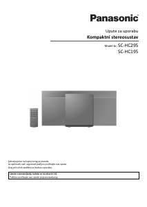 Priručnik Panasonic SC-HC295 Stereo komplet