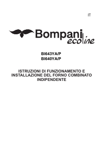 Mode d’emploi Bompani BI640YA/P Cuisinière