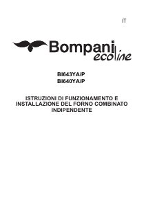 Mode d’emploi Bompani BI643YA/P Cuisinière