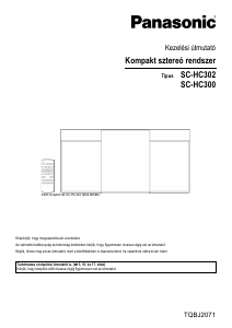 Használati útmutató Panasonic SC-HC300 Sztereóberendezés