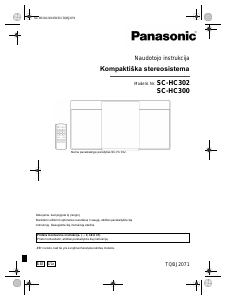 Vadovas Panasonic SC-HC300 Stereofoninis rinkinys