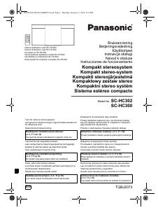 Käyttöohje Panasonic SC-HC300EG Stereosetti