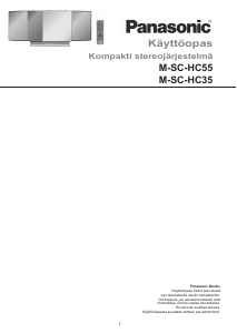 Käyttöohje Panasonic SC-HC35 Stereosetti