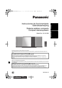 Manual de uso Panasonic SC-HC395 Set de estéreo