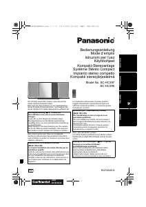 Manuale Panasonic SC-HC395 Stereo set