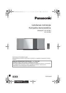 Rokasgrāmata Panasonic SC-HC395 Mūzikas centrs