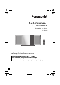 Vadovas Panasonic SC-HC397 Stereofoninis rinkinys