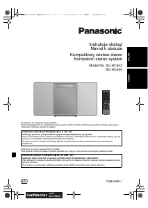 Manuál Panasonic SC-HC400 Stereo souprava