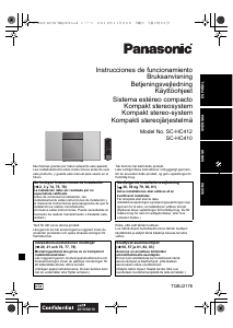 Brugsanvisning Panasonic SC-HC412 Stereo sæt