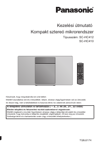 Használati útmutató Panasonic SC-HC412 Sztereóberendezés