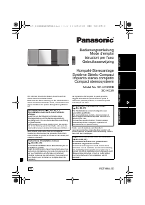 Manuale Panasonic SC-HC49EG Stereo set