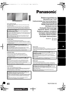 Manual de uso Panasonic SC-HC55EG Set de estéreo