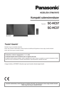 Használati útmutató Panasonic SC-HC57EG Sztereóberendezés